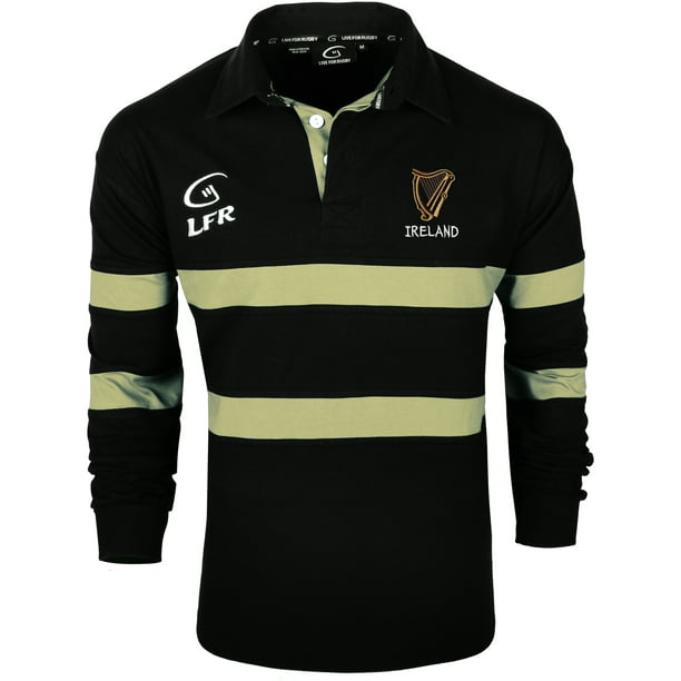 Mens Irish Harp Rugby Shirt 